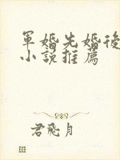 军婚先婚后爱的小说推荐