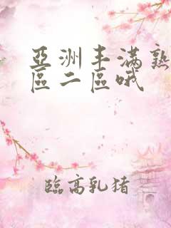 亚洲丰满熟女一区二区哦