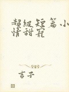 超级短篇小说言情甜宠