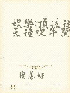 娱乐:顶流从给天后吹牛开始小说