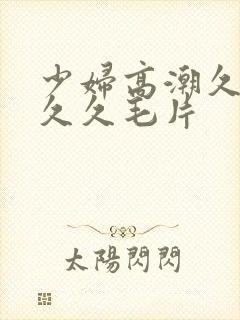 少妇高潮久久久久久毛片