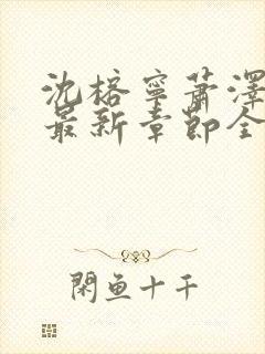 沈榕宁萧泽小说最新章节全文阅读