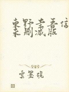 东野圭吾信电影未删减版