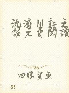 沈济川许之夏小说免费阅读最新章节