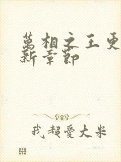 万相之王更新最新章节