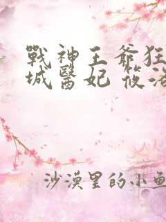 战神王爷狂宠倾城医妃 筱洛