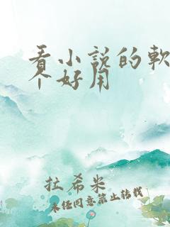 看小说的软件哪个好用