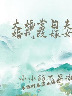 大婚当日夫君逃婚我改嫁女主