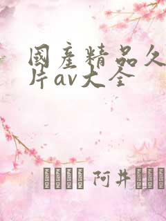 国产精品久久毛片av大全