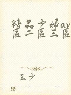 精品少妇av一区二区三区