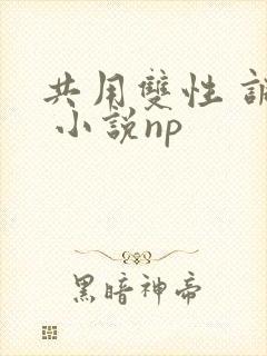 共用双性 调教 小说np
