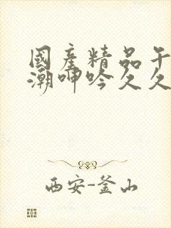 国产精品午夜高潮呻吟久久av