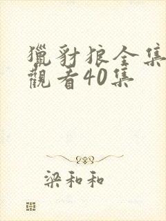 猎豺狼全集免费观看40集