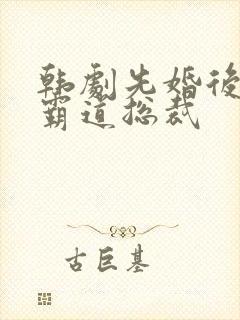 韩剧先婚后爱的霸道总裁