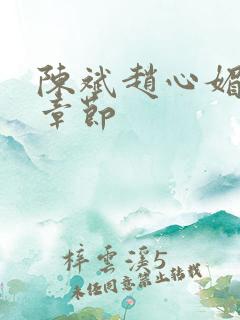 陈斌赵心媚免费章节