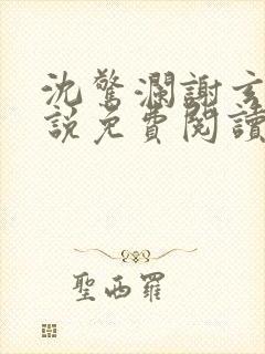 沈惊澜谢玄寂小说免费阅读最新章节