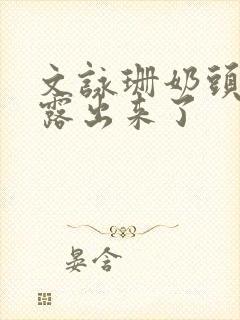 文咏珊奶头全乳露出来了