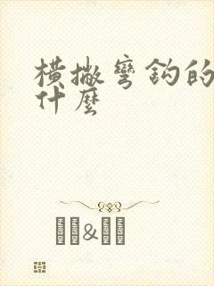 横撇弯钩的字有什么