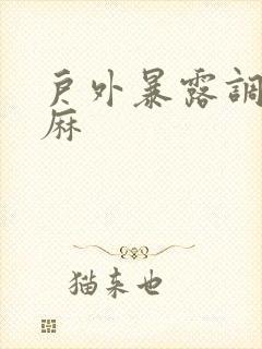 户外暴露调教麻麻