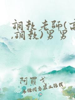 调教老师(高h,调教)男男