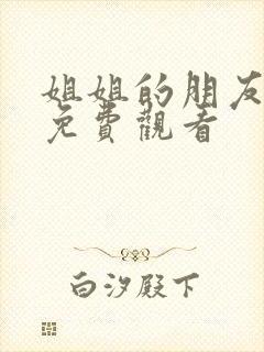 姐姐的朋友韩剧免费观看