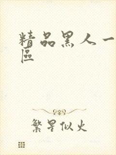 精品黑人一区三区