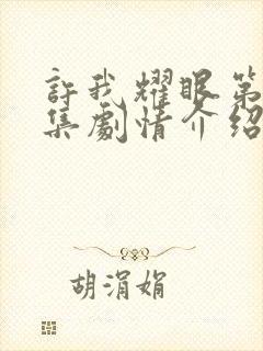 许我耀眼第15集剧情介绍