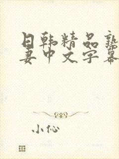 日韩精品熟女人妻中文字幕