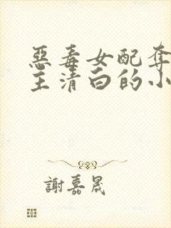 恶毒女配夺了男主清白的小说