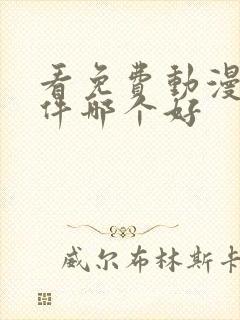 看免费动漫的软件哪个好