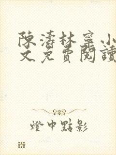 陈涛林宁小说全文免费阅读最新章节