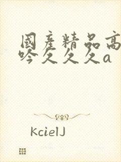 国产精品高潮呻吟久久久a