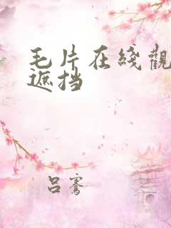 毛片在线观看无遮挡