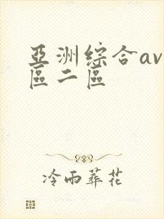 亚洲综合av一区二区