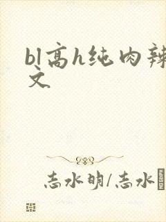 bl高h纯肉辣文