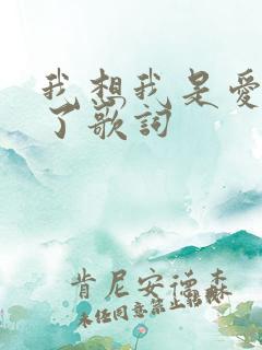 我想我是爱上你了歌词