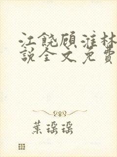 江饶顾淮林澈小说全文免费阅读