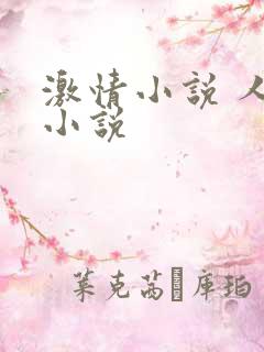 激情小说 人妻小说