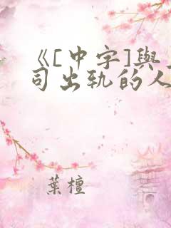 《[中字]与上司出轨的人妻》日本