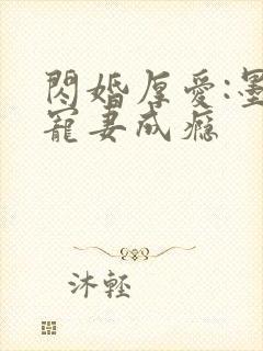 闪婚厚爱:墨少宠妻成瘾