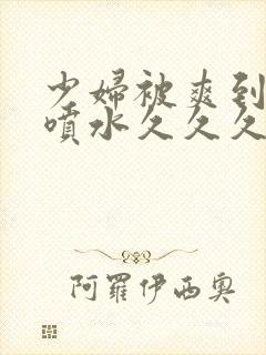 少妇被爽到高潮喷水久久久