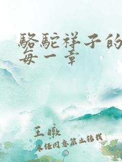 骆驼祥子的概括每一章