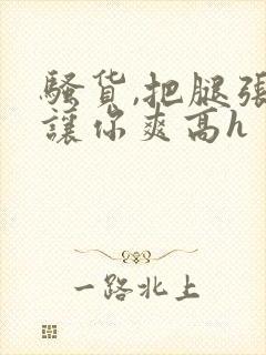 骚货,把腿张开让你爽高h