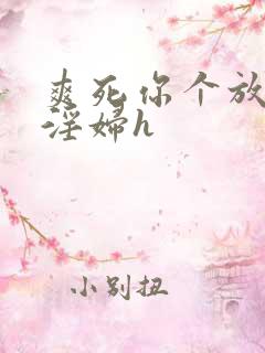 爽死你个放荡小淫妇h