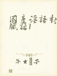 国产淫语对白说脏话1