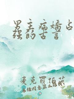 男主病娇占有欲强的古言