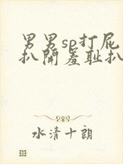 男男sp打屁股扒开羞耻扒开的小说