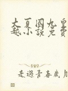 大夏国九皇子穿越小说免费阅读