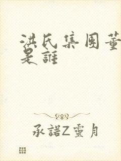 洪氏集团董事长是谁