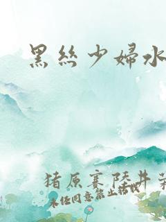 黑丝少妇水多